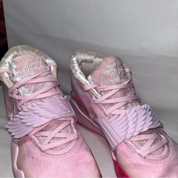Nike KD 12 Aunt Pearl Basketball Shoes Breast Cancer Awareness Pink Plush Mesh main image 4